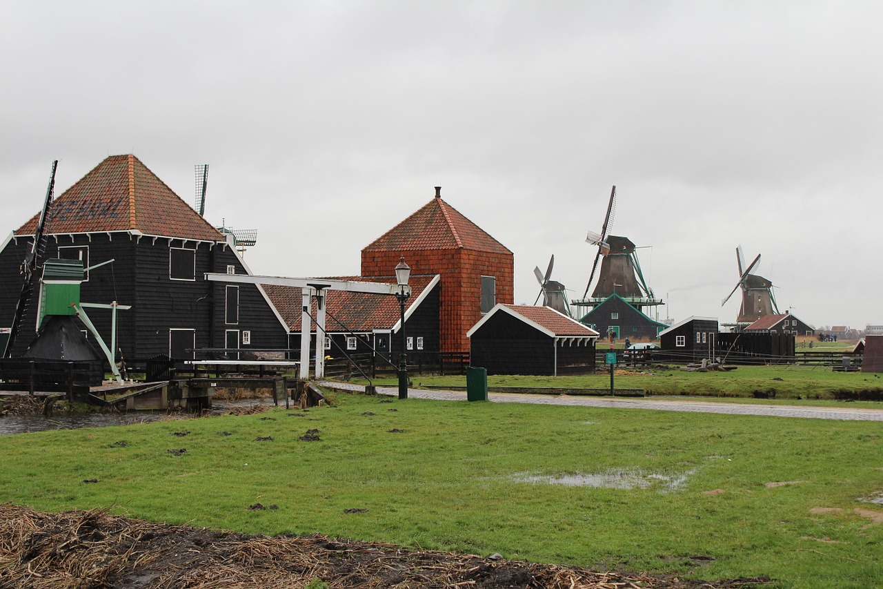 Malūnas, Unesco, Zaanse Schans, Zaanstad, Nyderlandai, Pasaulinis Paveldas, Nemokamos Nuotraukos,  Nemokama Licenzija