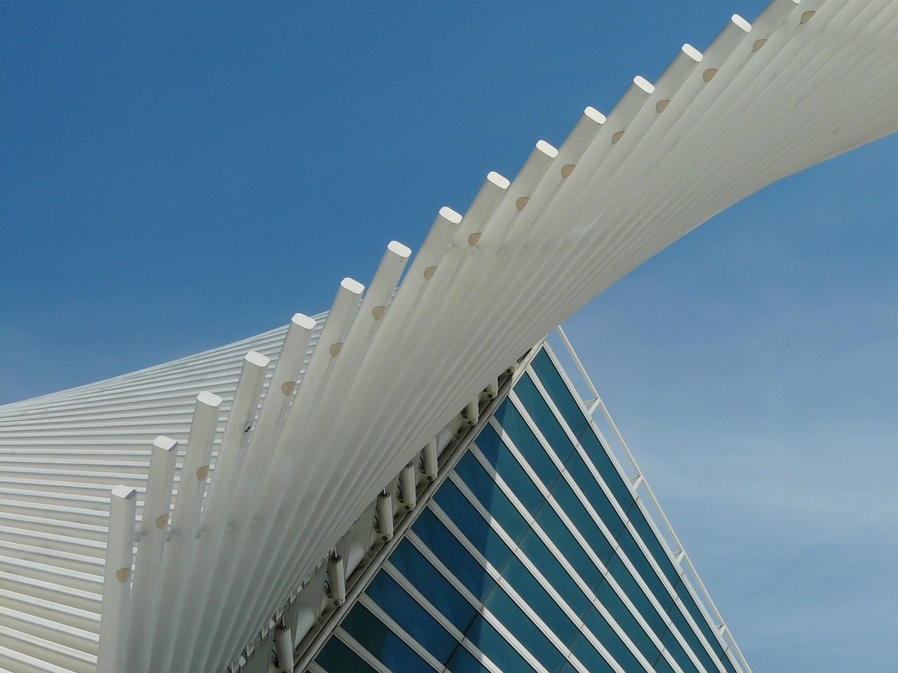 Milwaukee Meno Muziejus, Dailės Muziejus, Milwaukee, Viskonsinas, Architektūra, Pastatas, Futuristinis, Šiuolaikiška, Dizainas, Santiago Calatrava