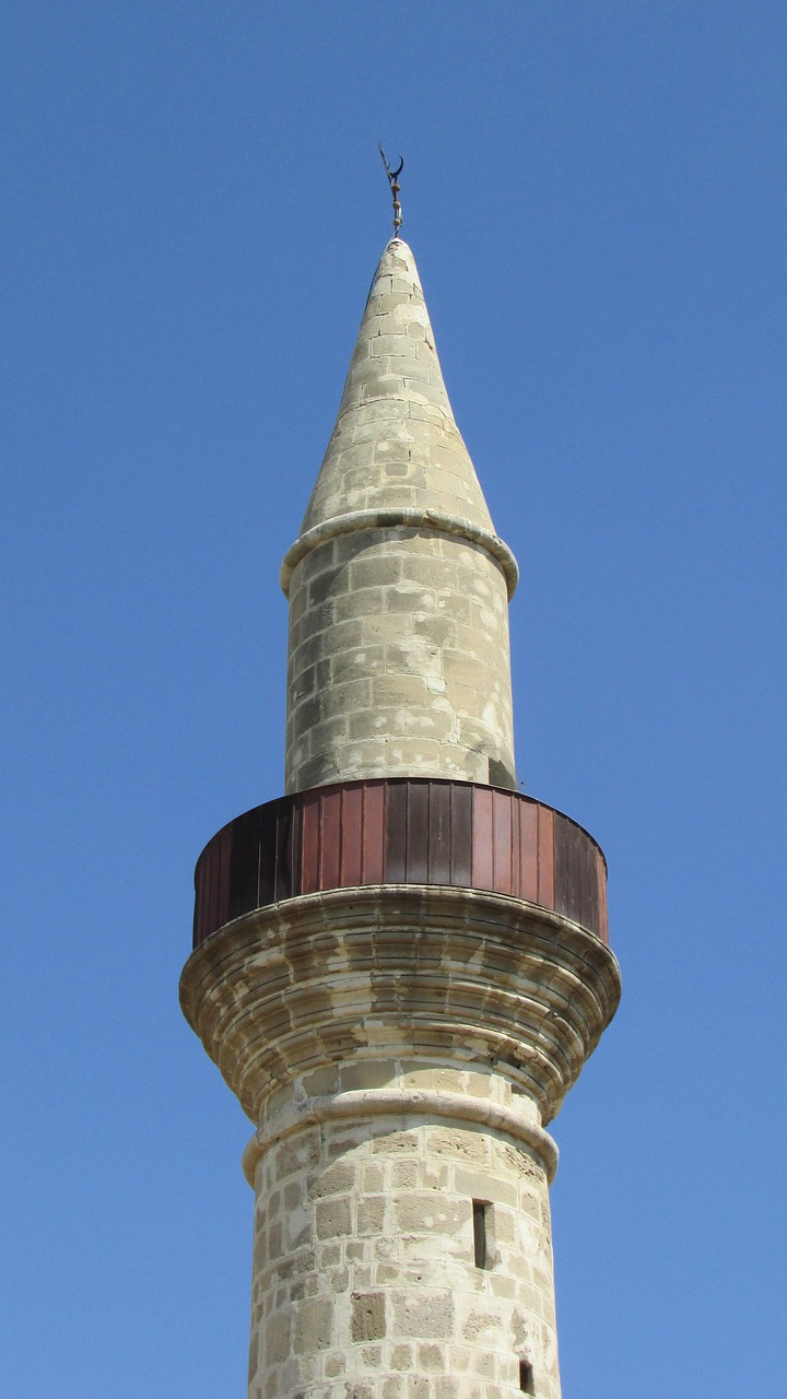 Minaretas, Mečetė, Architektūra, Ottoman, Islamas, Religija, Larnaka, Kipras, Nemokamos Nuotraukos,  Nemokama Licenzija
