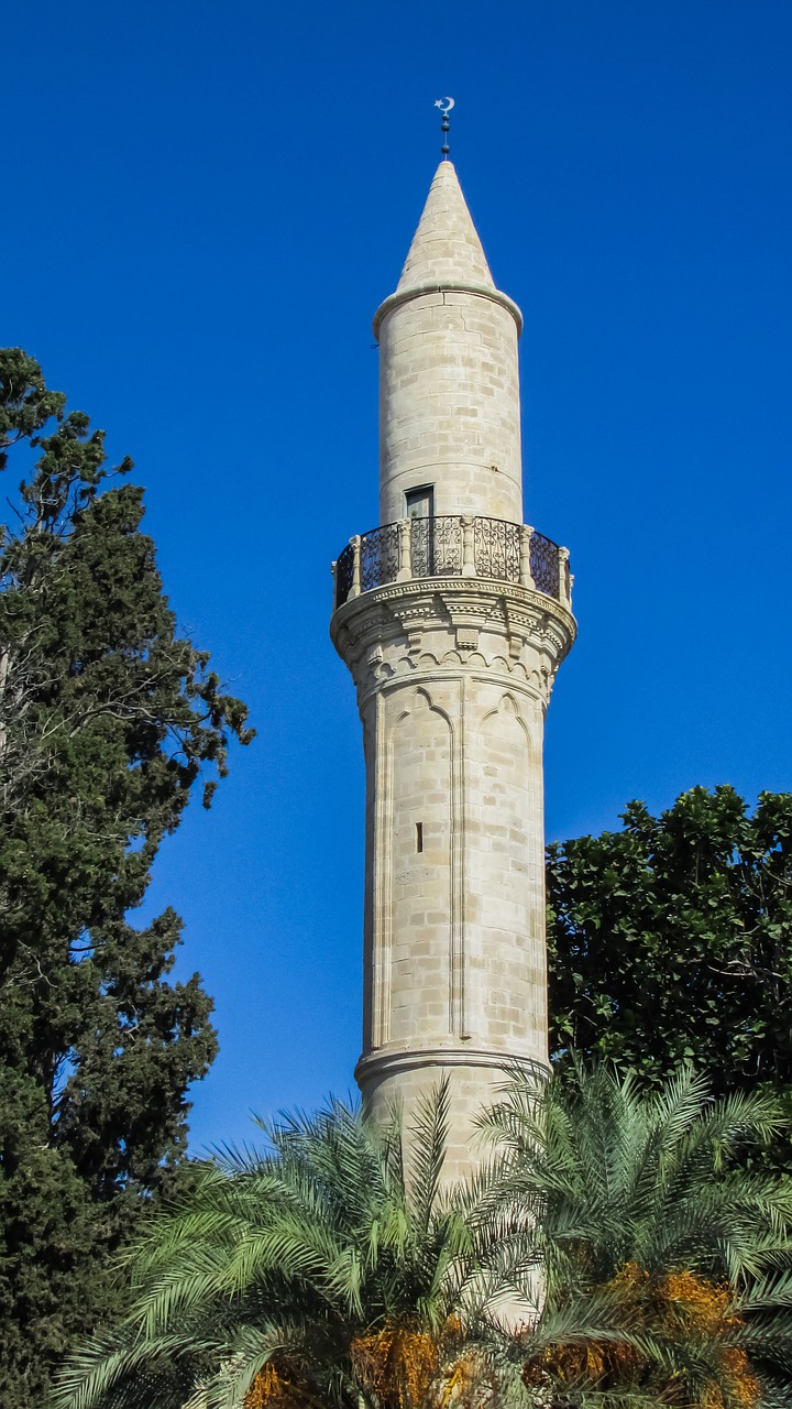 Minaretas, Mečetė, Architektūra, Ottoman, Islamas, Religija, Larnaka, Kipras, Nemokamos Nuotraukos,  Nemokama Licenzija