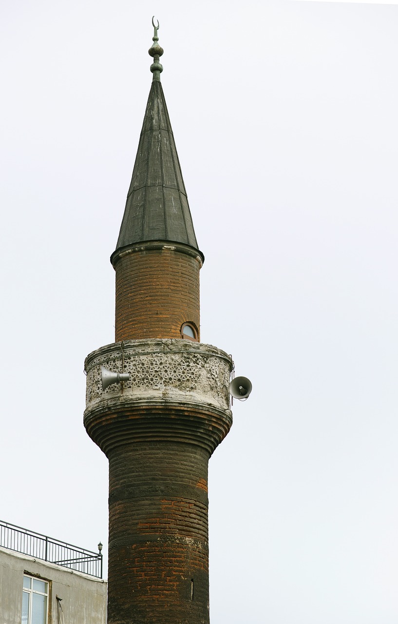 Minaretas, Cami, Islamas, Architektūra, Gražus, Garbinimas, Kraštovaizdis, Taika, Musulmonas, Tikėjimas