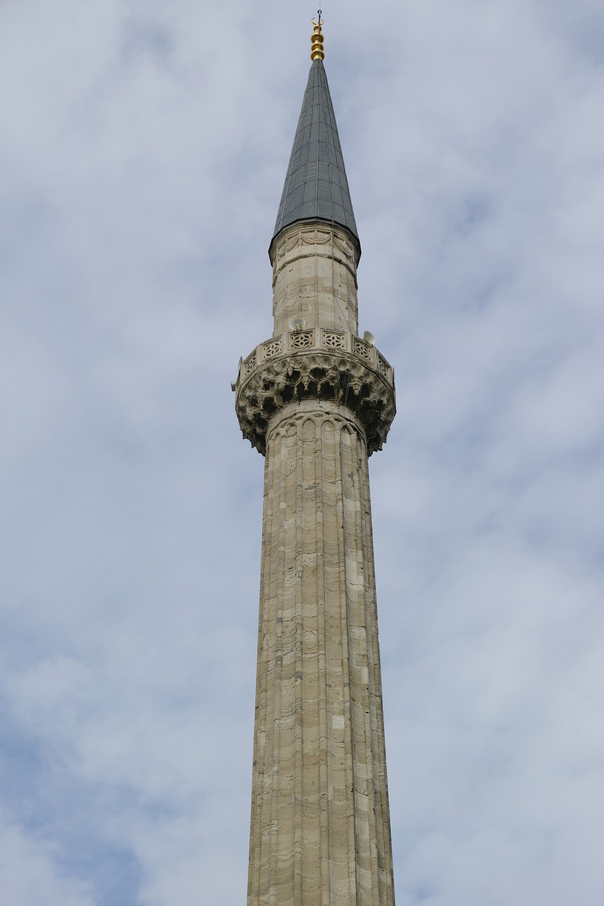 Minaretas, Cami, Islamas, Architektūra, Gražus, Garbinimas, Kraštovaizdis, Taika, Musulmonas, Tikėjimas