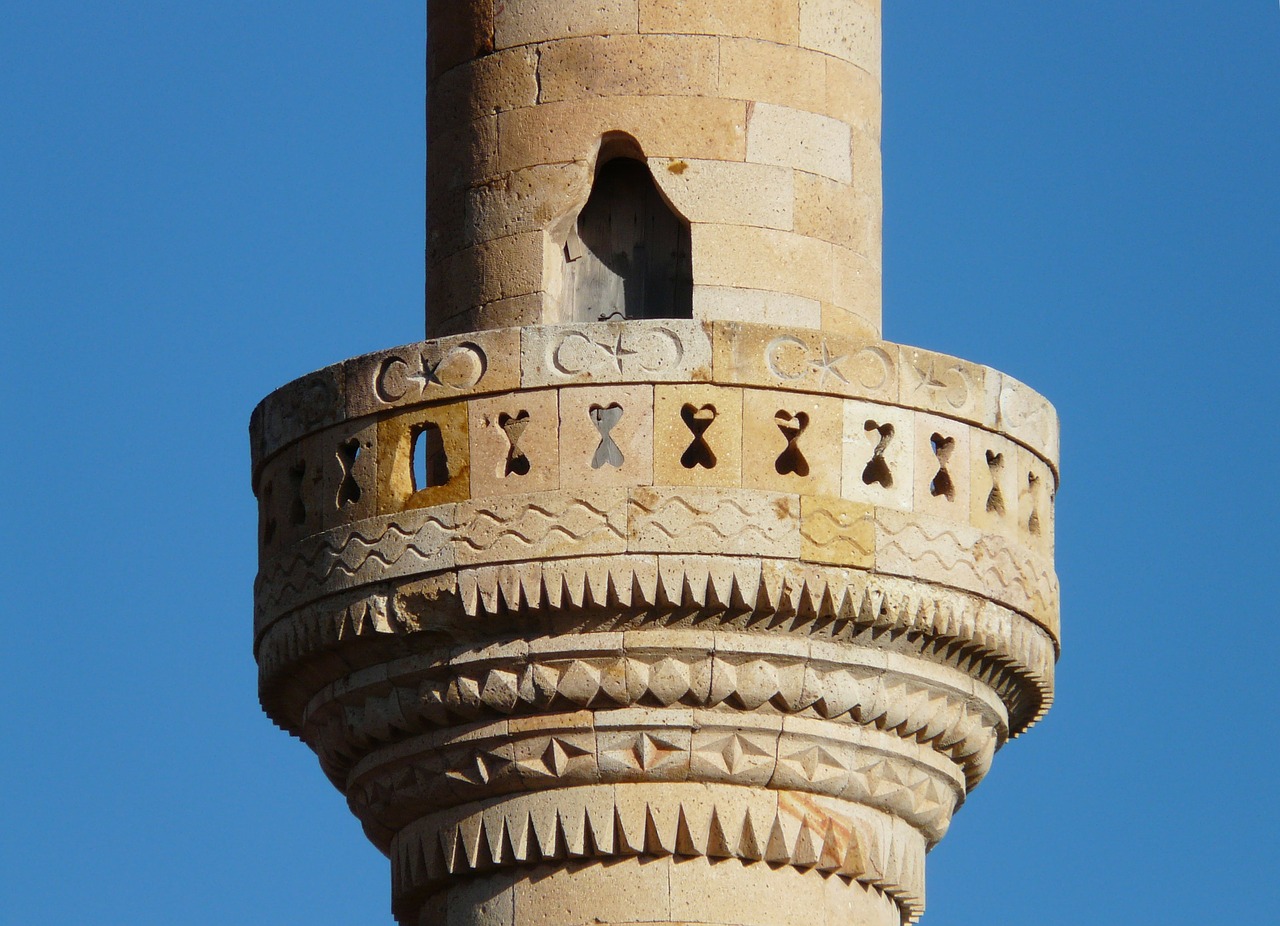 Minaretas, Moše, Islamas, Pastatas, Bokštas, Architektūra, Balkonas, Durys, Įvestis, Ornamentas