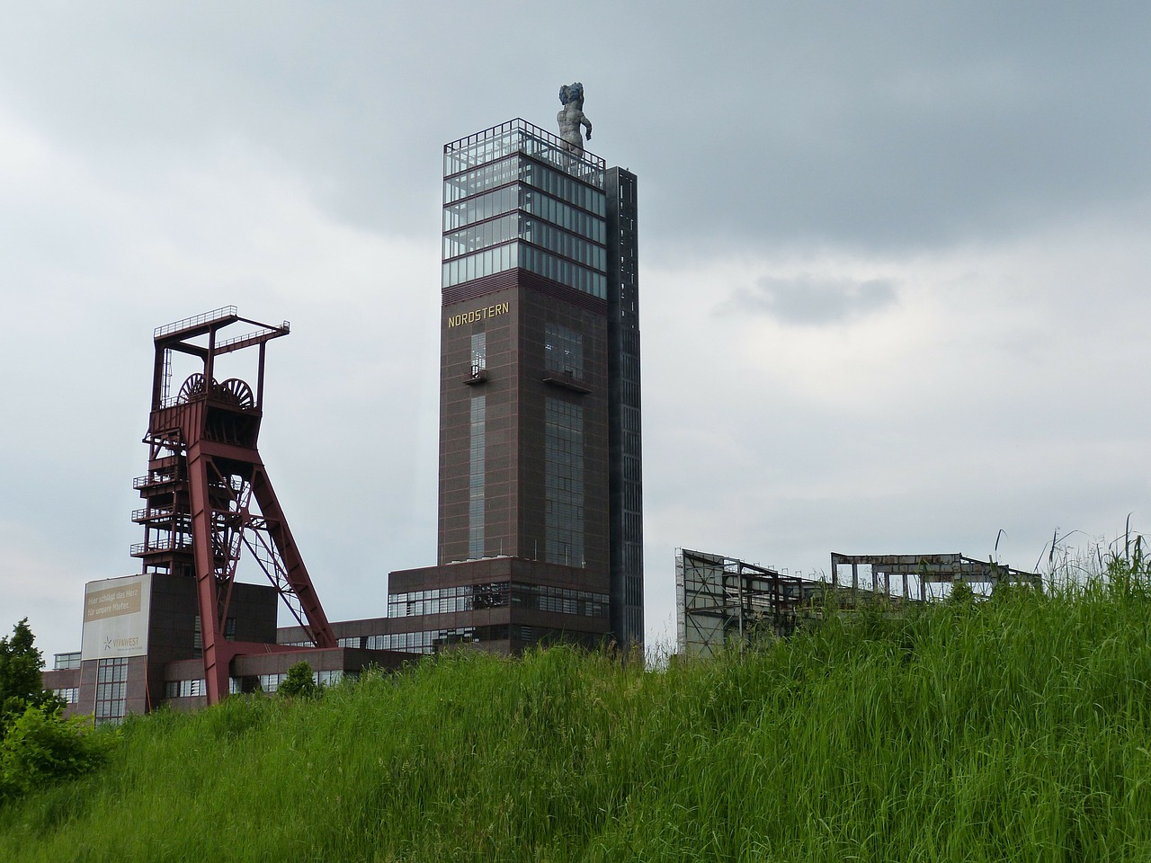 Mine, Gamykla, Kasyba, Sąskaitą, Anglies, Nordstern, Gelsenkirchen, Galvos Rėmas, Ruhr Area, Industrija