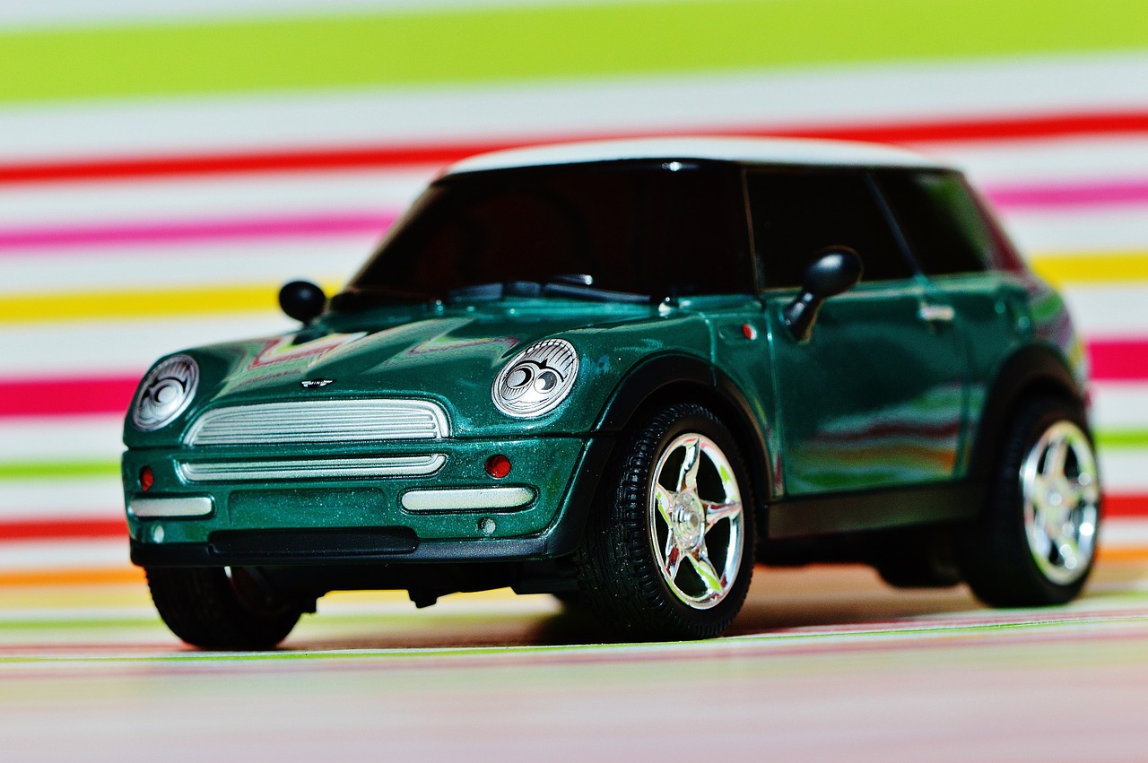 Mini Cooperis, Automatinis, Modelis, Transporto Priemonė, Mini, Žalias, Nemokamos Nuotraukos,  Nemokama Licenzija