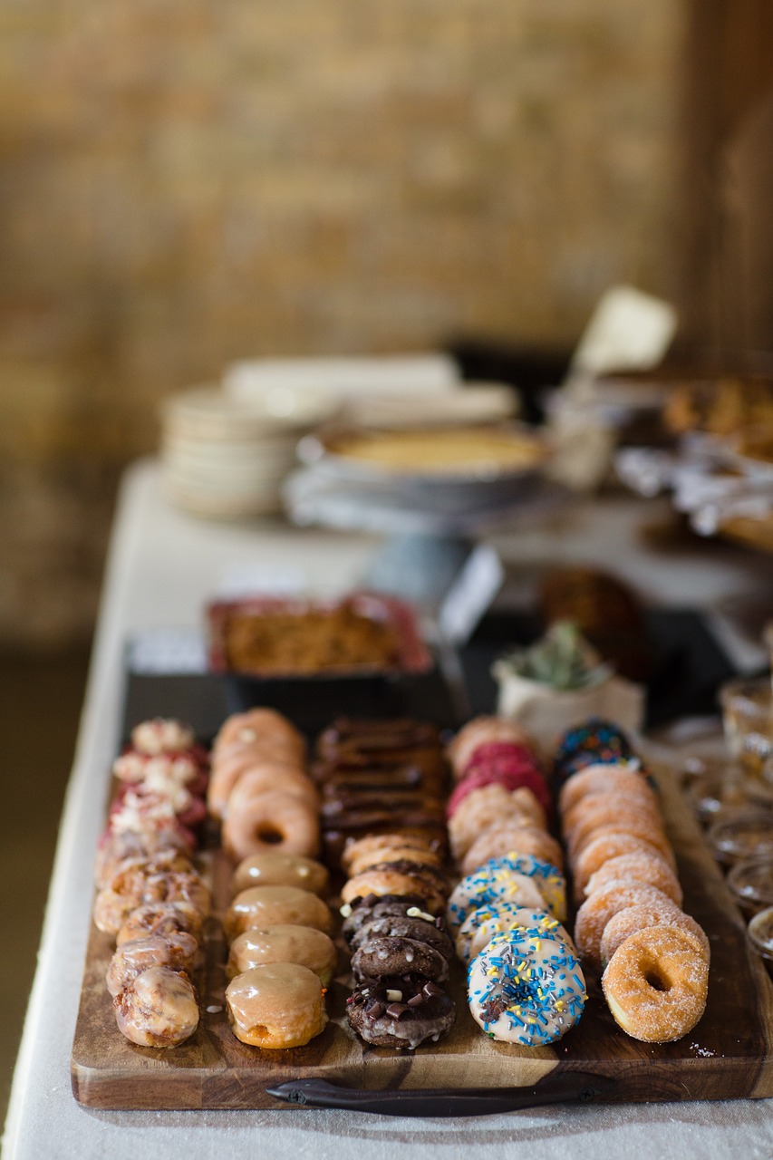 Mini Donuts, Desertai, Brunch, Nemokamos Nuotraukos,  Nemokama Licenzija