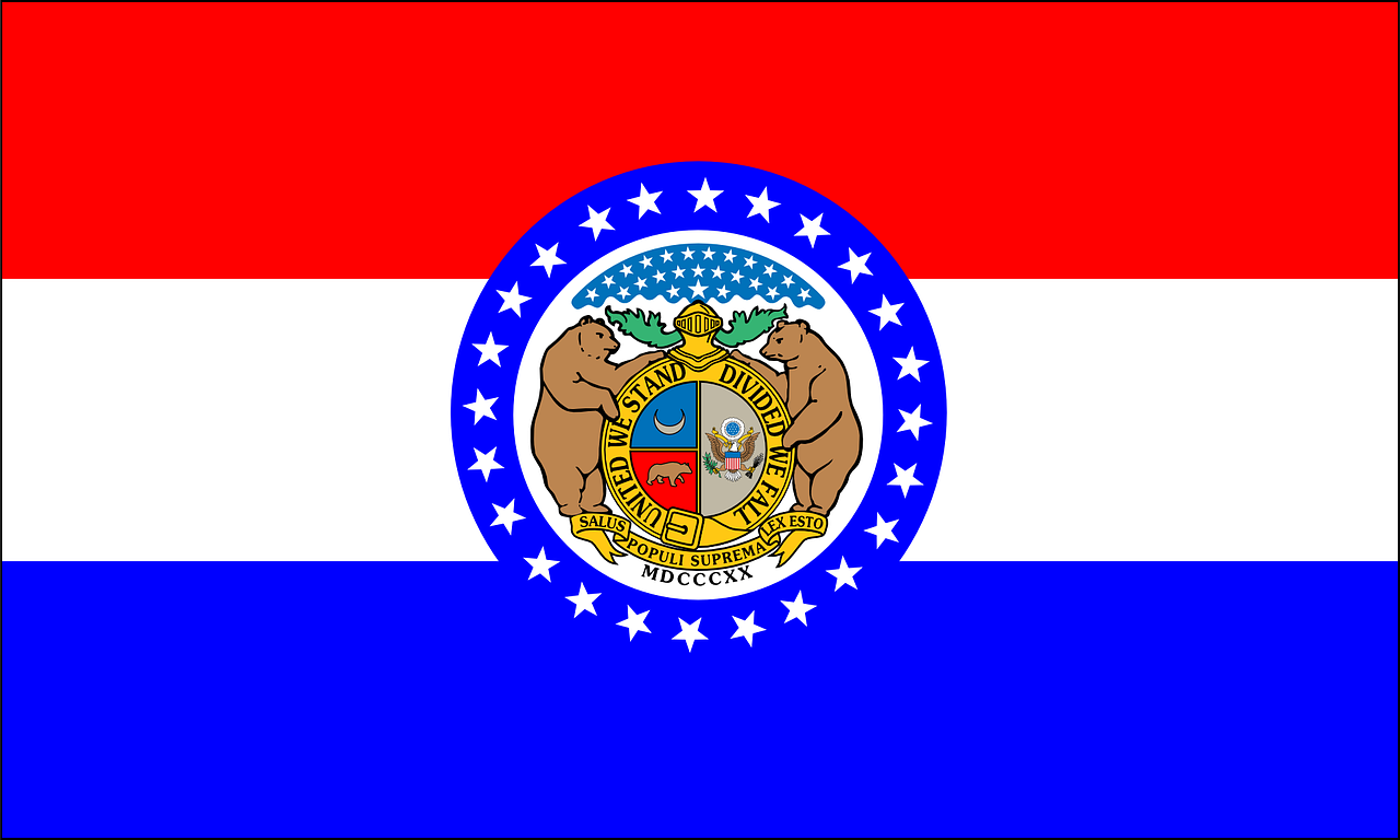 Missouri, Vėliava, Valstybė, Amerikietis, Mus, Usa, Nemokama Vektorinė Grafika, Nemokamos Nuotraukos,  Nemokama Licenzija