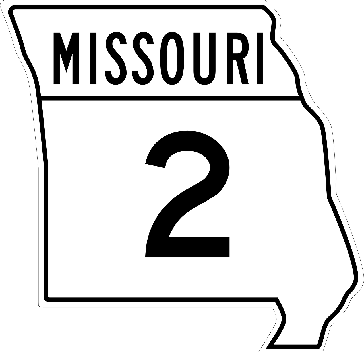 Missouri, Valstybė, Eismas, Gabenimas, Kelias, Ženklas, Sienos, Usa, Teritorija, Nemokama Vektorinė Grafika