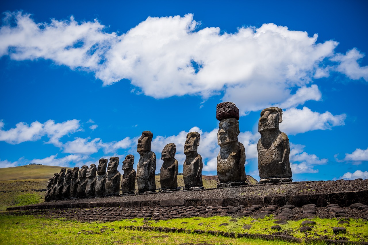 Moai, Velykų Sala, Rapa Nui, Protėvis, Protėviai, Ceremonija, Senas, Rapa, Kelionė, Skulptūra