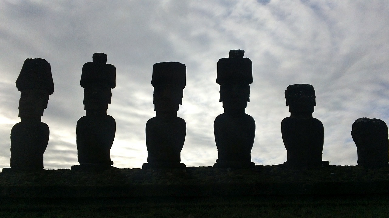 Moai, Velykų Sala, Statula, Velykos, Sala, Rokas, Skulptūra, Akmuo, Orientyras, Kultūra