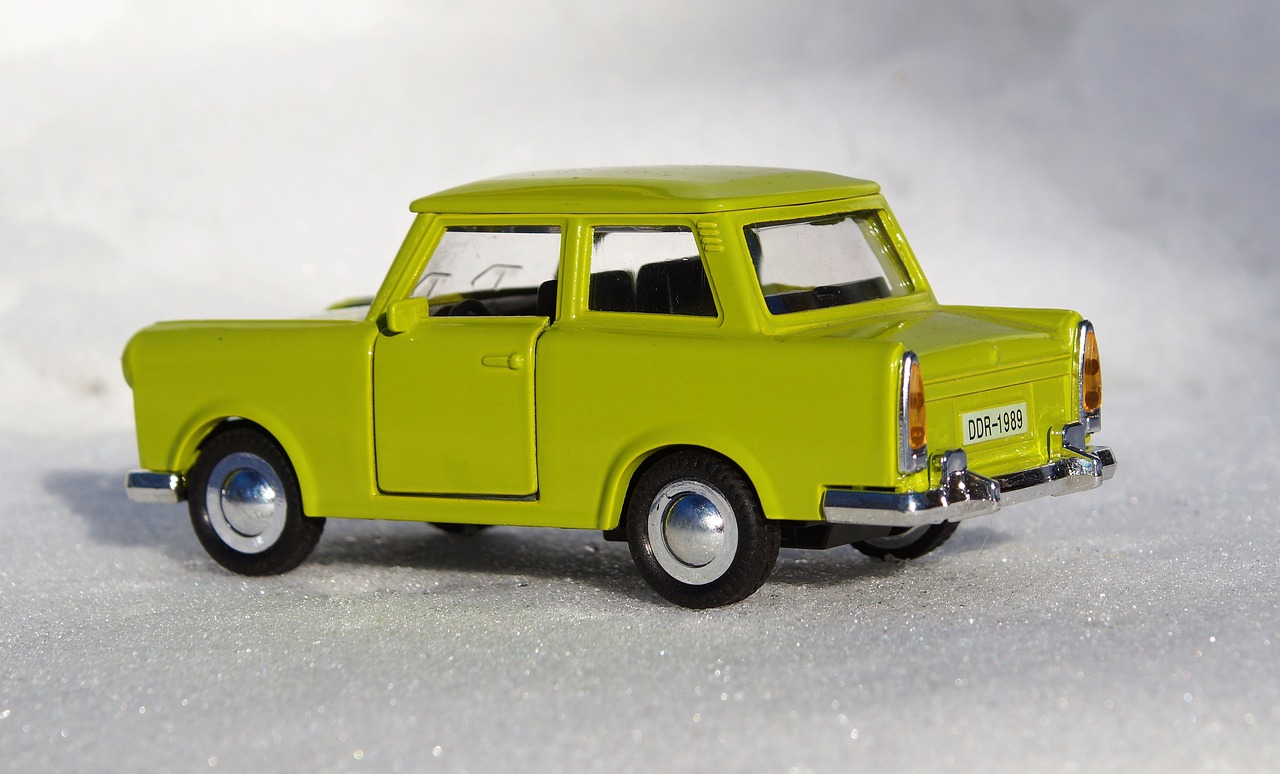 Modelis Automobilis, Palydovas, Automatinis, Ddr, Trabi, Trabantas 601, Oldtimer, Rytinė Vokietija, Transporto Priemonė, Trabbi