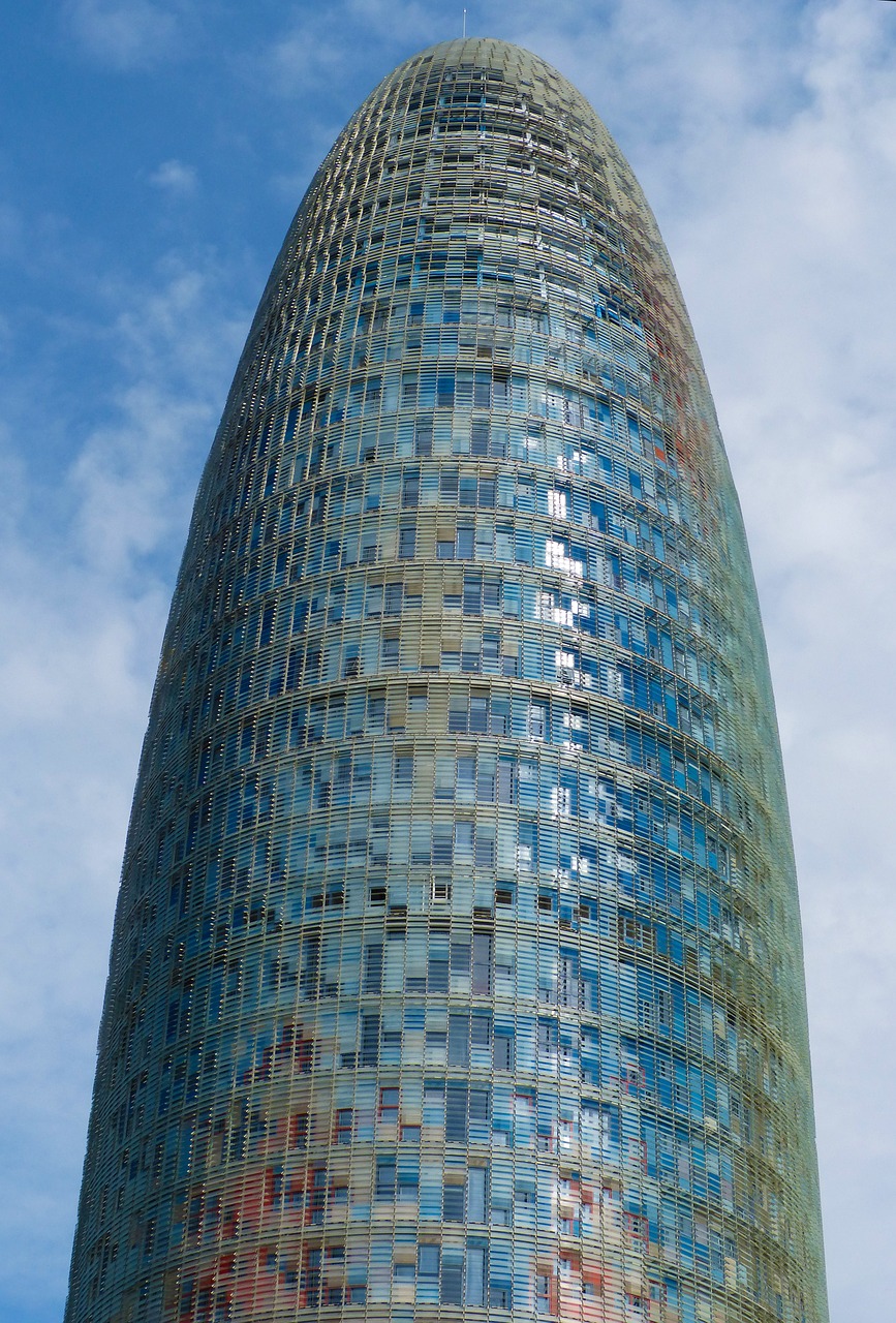 Moderni Architektūra, Dangoraižis, Agbar Bokštas, Barcelona, Norman Fooster, Nemokamos Nuotraukos,  Nemokama Licenzija