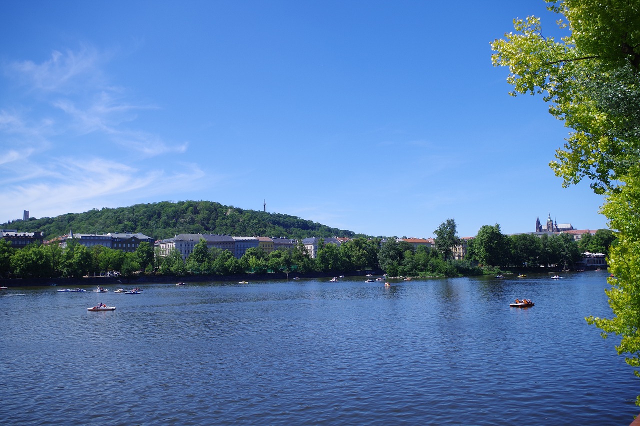 Moldova,  Praha,  Čekijos Respublika,  Upė,  Miestas,  Panorama,  Istorinis Centras,  Vandens,  Istoriškai,  Europa