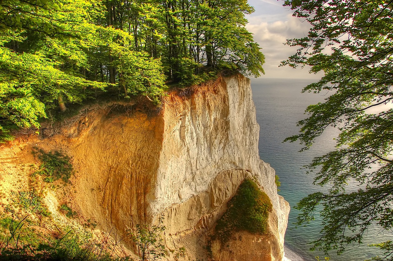 Món, Denmark, Baltijos Jūra, Balti Uolos, Moens Klint, Moen, Møns Klint, Rokas, Sala, Island Mön