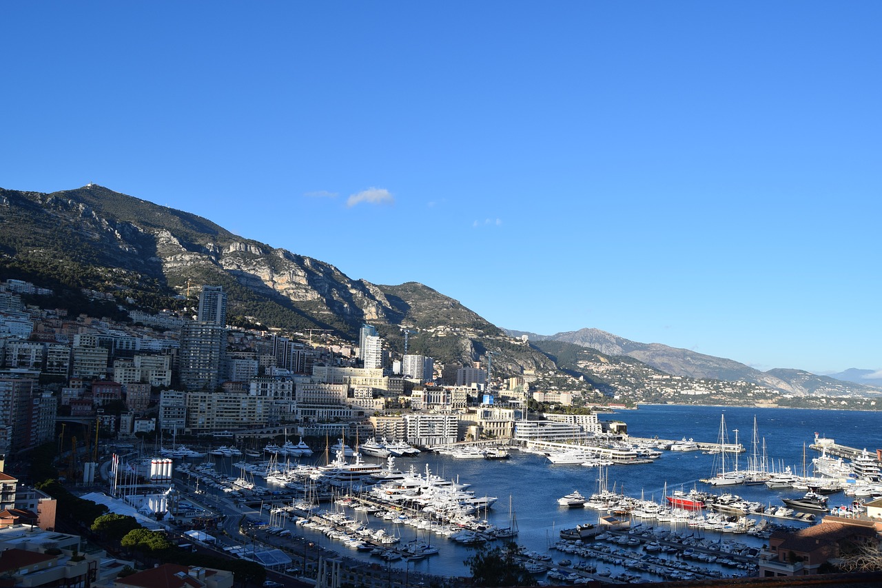 Monaco, Jachta, Monte Karlas, Miestas, Turizmas, Jachtų Kolekcija, Prabanga, Europa, Viduržemio Jūros, Riviera