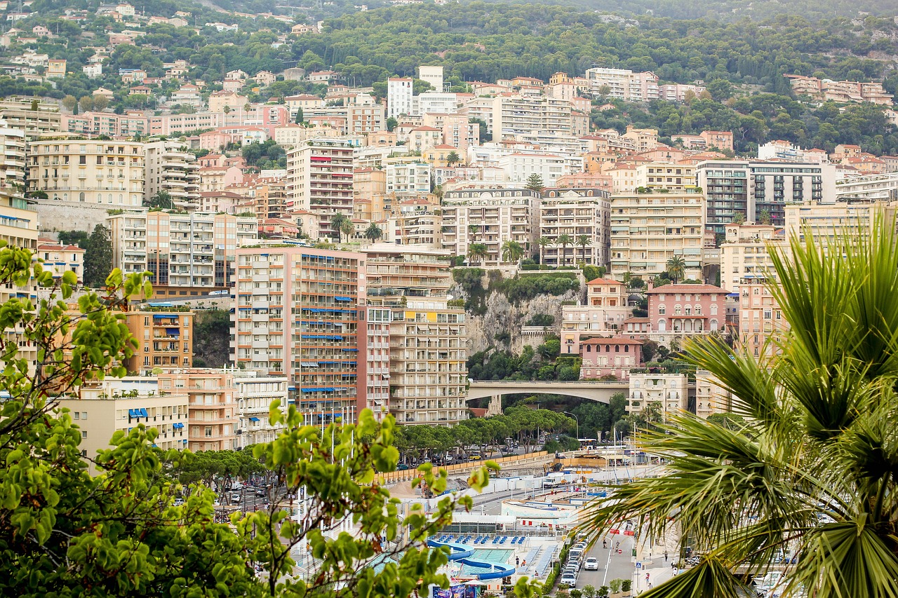 Monaco, Miestas, Įlanka, Jachtos, Pastatas, Krantinė, Kraštovaizdis, Vasara, Atostogos, France