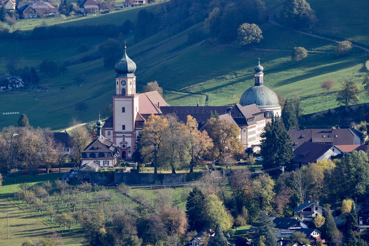 Vienuolynas, Bažnyčia, St Trudpert, Kraštovaizdis, Nemokamos Nuotraukos,  Nemokama Licenzija