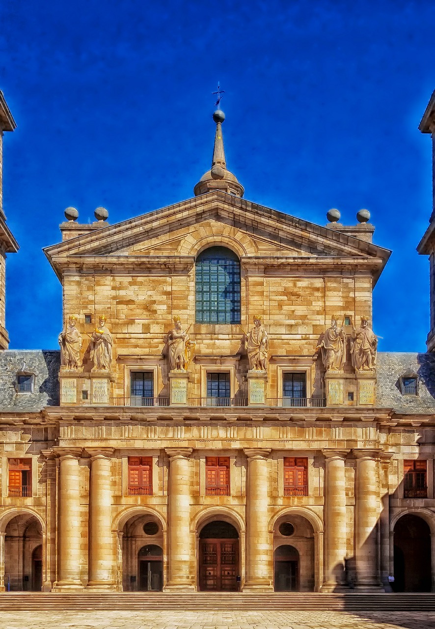 Vienuolynas, El Escorial, Ispanija, Bažnyčia, Malda, Garbinimas, Hdr, Architektūra, Orientyras, Istorinis