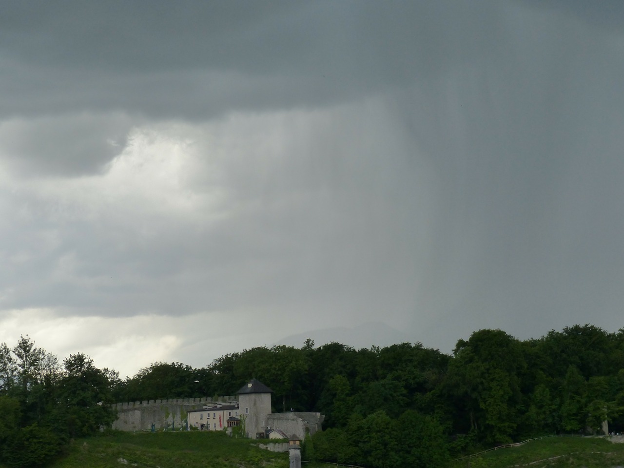 Mönchberg, Salzburg, Griauna, Audra, Lietus, Rainstorm, Lietaus Debesys, Strömender Lietus, Liudijimas, Naturfreundehaus