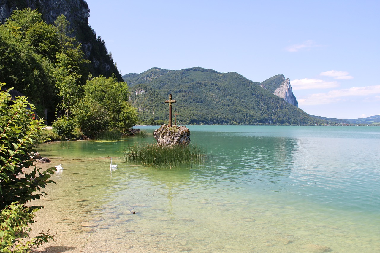 Mondsee,  Kirsti,  Austrija, Nemokamos Nuotraukos,  Nemokama Licenzija