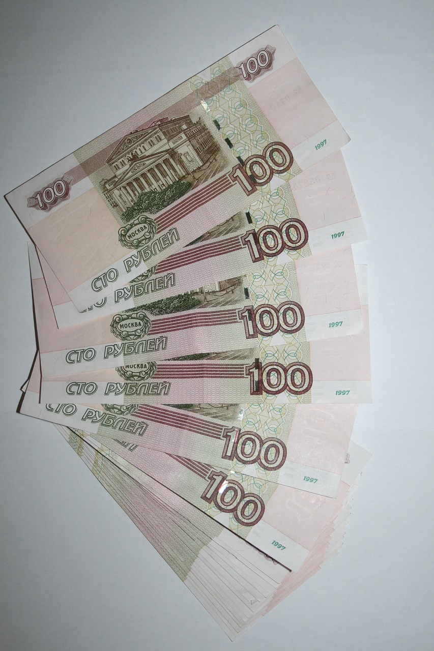 Pinigai, Rublis, Sąskaitos, 100 Rublių, Nemokamos Nuotraukos,  Nemokama Licenzija