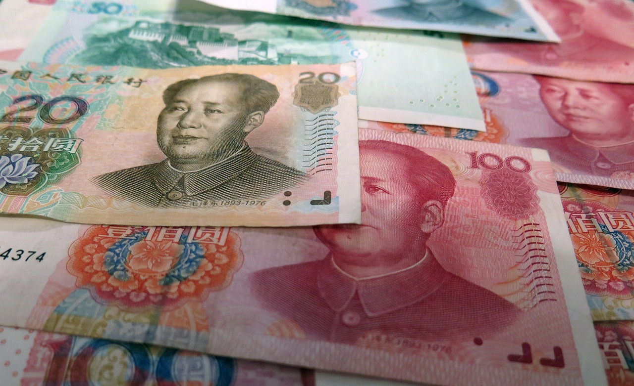 Pinigai, Kinija, Rmb, Juaniai, Asija, Banknotai, Kinai, Renminbi, Forex, Nemokamos Nuotraukos