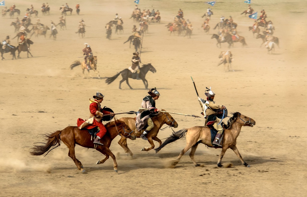 Arklys, Mongolija, Karys, Karas, Mūšis, Laukas, Nemokamos Nuotraukos,  Nemokama Licenzija