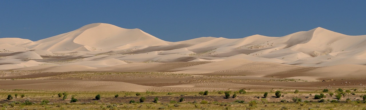 Mongolija, Dykuma, Panorama, Kraštovaizdis, Smėlio Kopos, Nemokamos Nuotraukos,  Nemokama Licenzija