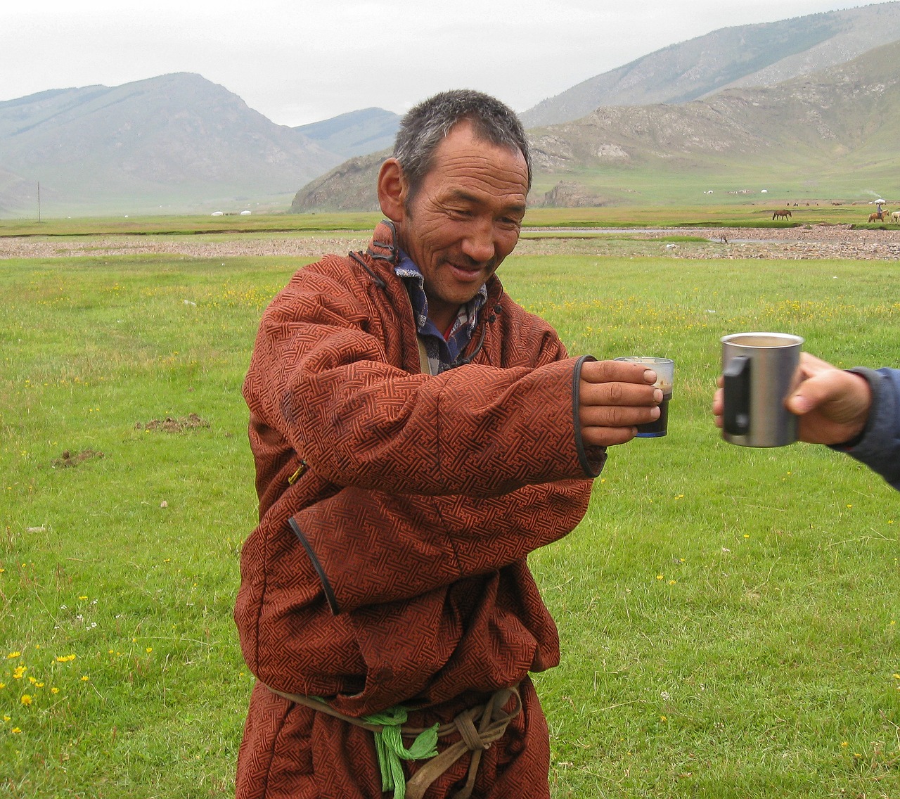 Mongolija, Stepė, Piemenys, Kava, Draugystė, Nemokamos Nuotraukos,  Nemokama Licenzija