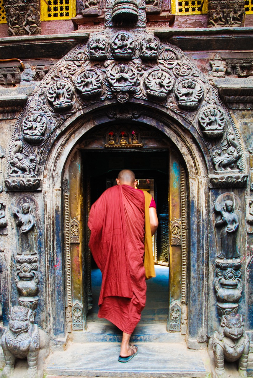 Vienuolis,  Nepalas,  Budizmas,  Religija,  Šventykla, Nemokamos Nuotraukos,  Nemokama Licenzija
