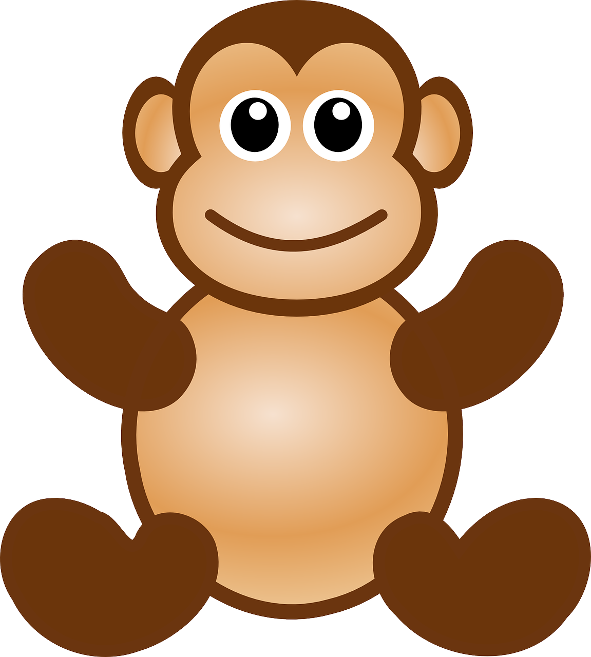 Beždžionė, Ape, Gyvūnas, Žaislas, Mielas, Laimingas, Nemokama Vektorinė Grafika, Nemokamos Nuotraukos,  Nemokama Licenzija