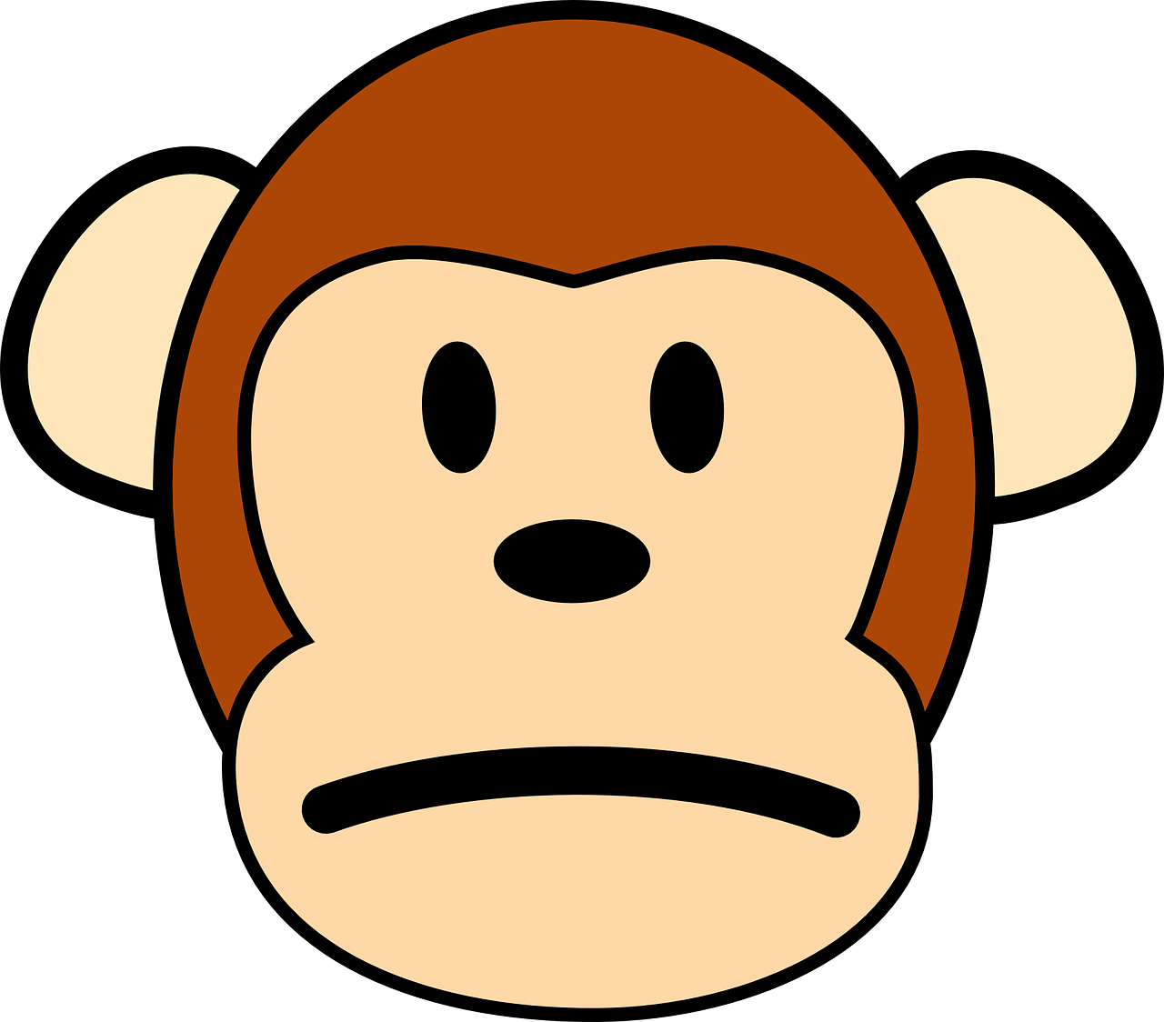 Beždžionė, Nelaimingas, Liūdnas, Išraiška, Animacinis Filmas, Zoologijos Sodas, Charakteris, Juokinga, Piešimas, Gyvūnas