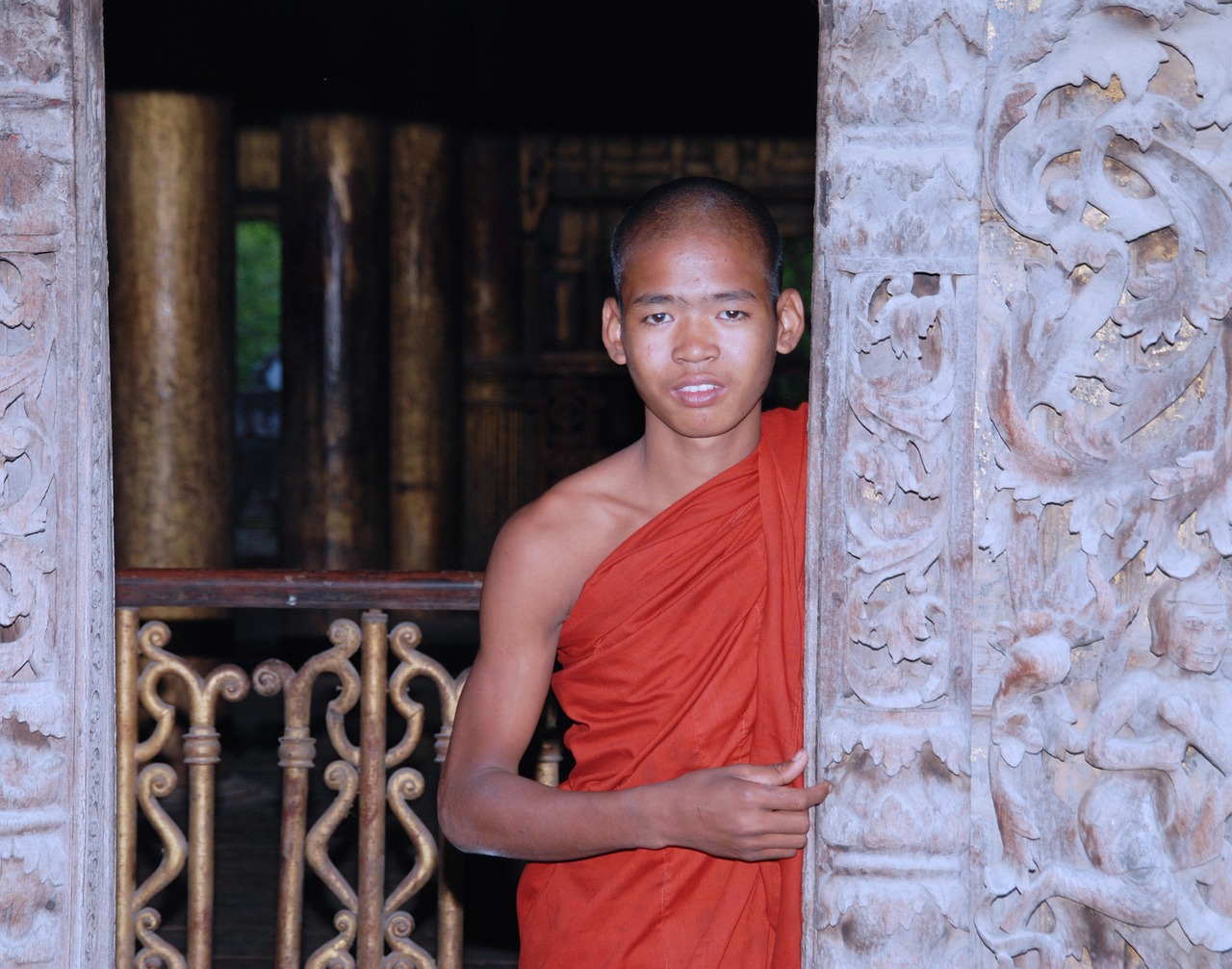 Vienuoliai, Burma, Šventykla, Mianmaras, Nemokamos Nuotraukos,  Nemokama Licenzija