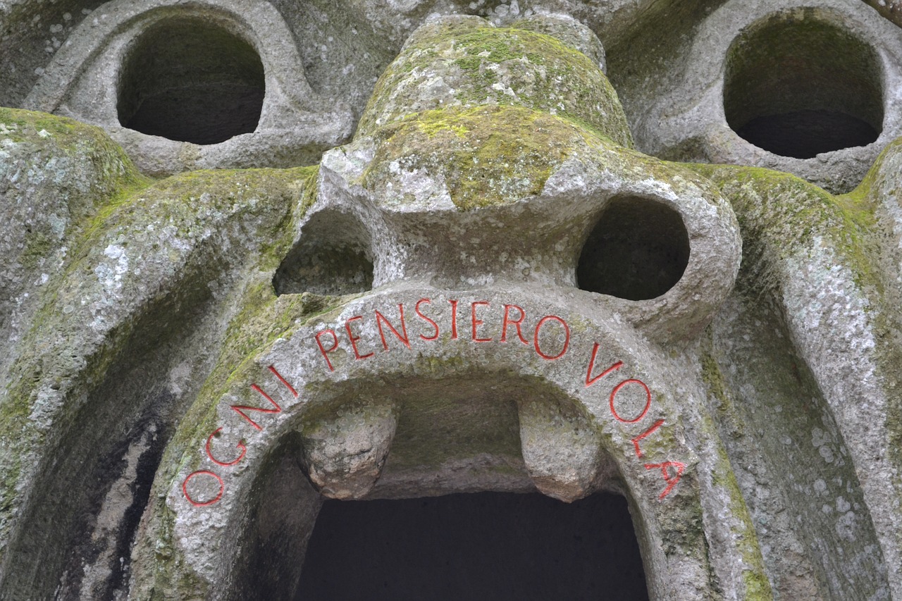 Monstras, Rokas, Paminklas, Monstrų Parkas, Bomarzo, Viterbo, Gita, Šventė, Nemokamos Nuotraukos,  Nemokama Licenzija