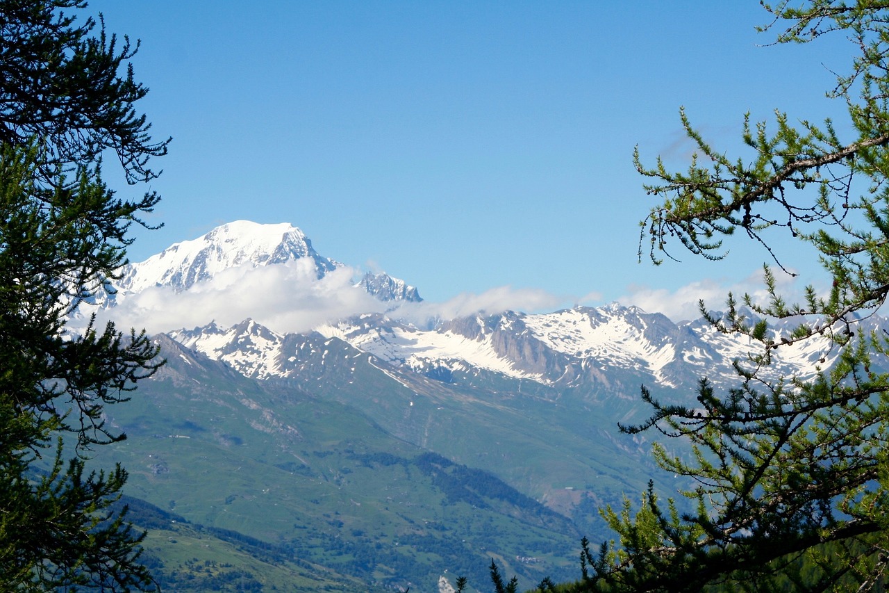 Mont Blanc, Savoie, Kalnai, Mont Blanc Massif, Kraštovaizdis, Haute-Savoie, Alpės, Nemokamos Nuotraukos,  Nemokama Licenzija