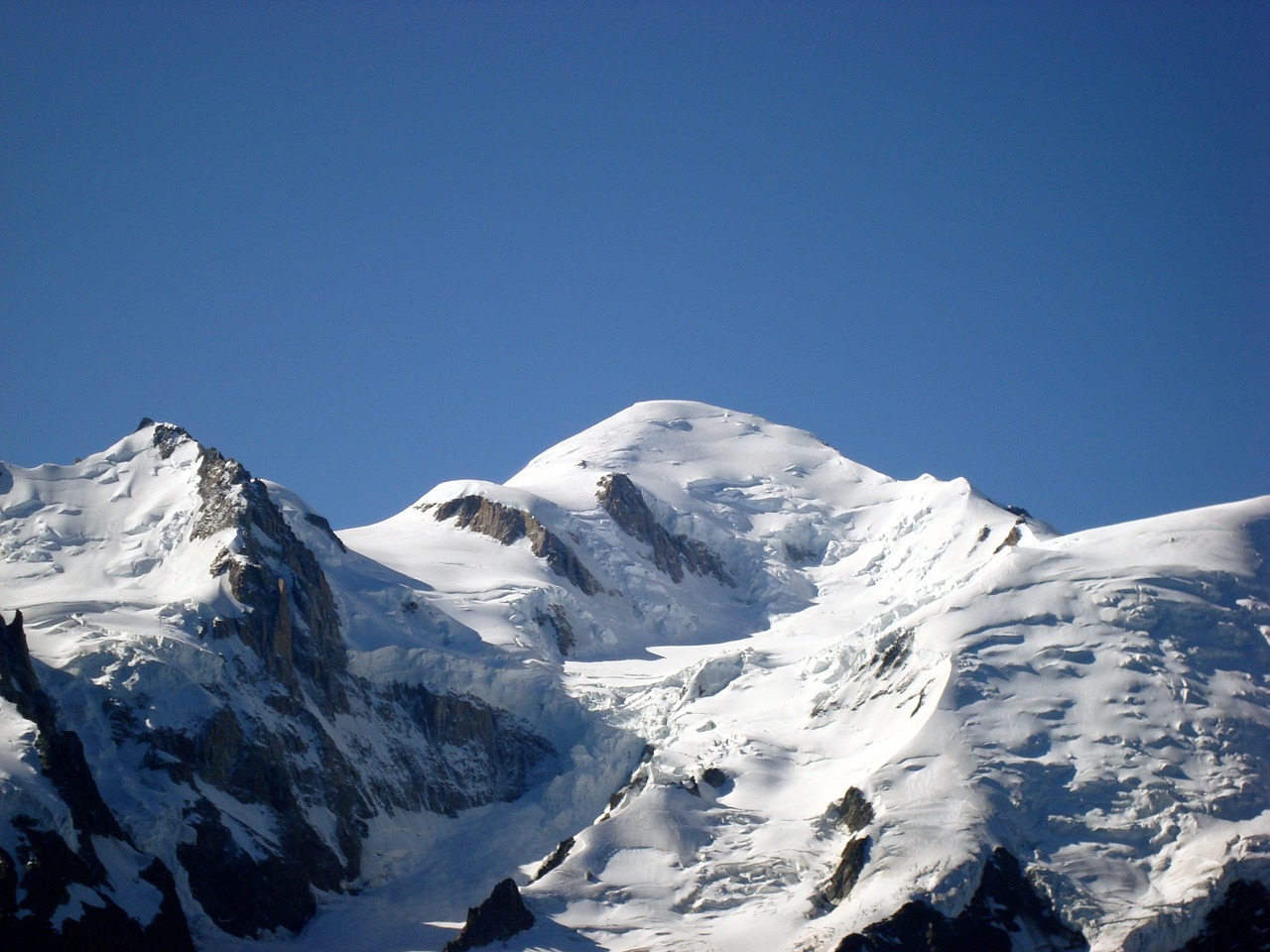 Mont Blanc, Alpės, Bianco, Masyvas, Chamonix, France, Nemokamos Nuotraukos,  Nemokama Licenzija