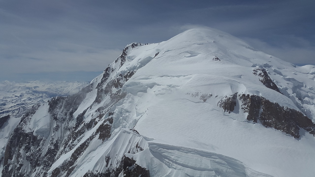 Mont Blanc, Ledynas, Aukšti Kalnai, Kalnai, Alpių, Alpinizmas, Chamonix, Šaltas, Aukštybinių Kalnų Kelionė, Serija 4000