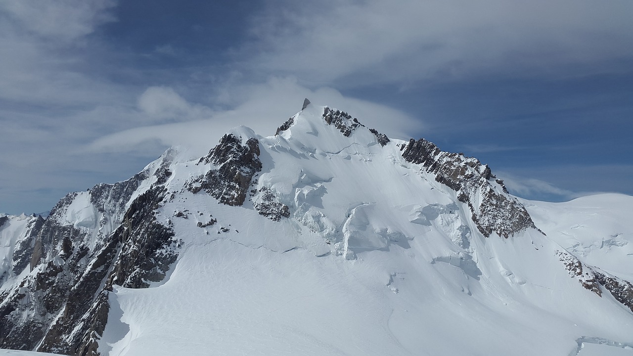 Mont Maudit, Ledynas, Serakai, Aukšti Kalnai, Kalnai, Ledas, Alpių, Mont Blanc Group, Alpinizmas, Mont Blanc