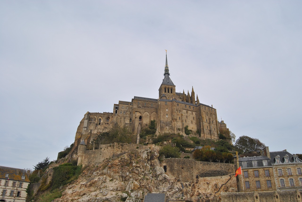 Mont Saint Michel,  Normandija,  Paminklas, Nemokamos Nuotraukos,  Nemokama Licenzija