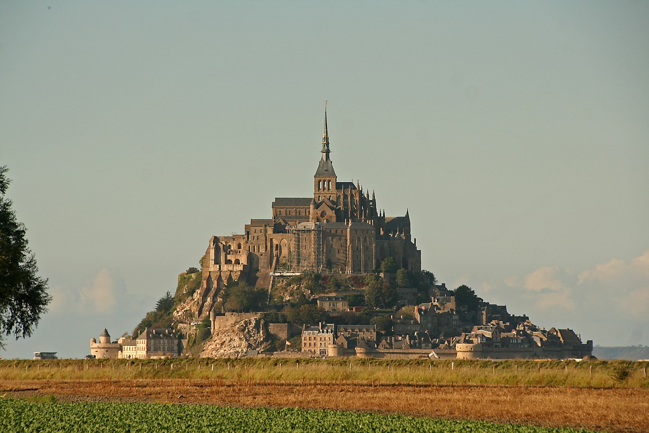 Mont Saint Michel, Vienuolynas, Normandija, France, Bažnyčia, Mont-Saint-Michel, Nemokamos Nuotraukos,  Nemokama Licenzija