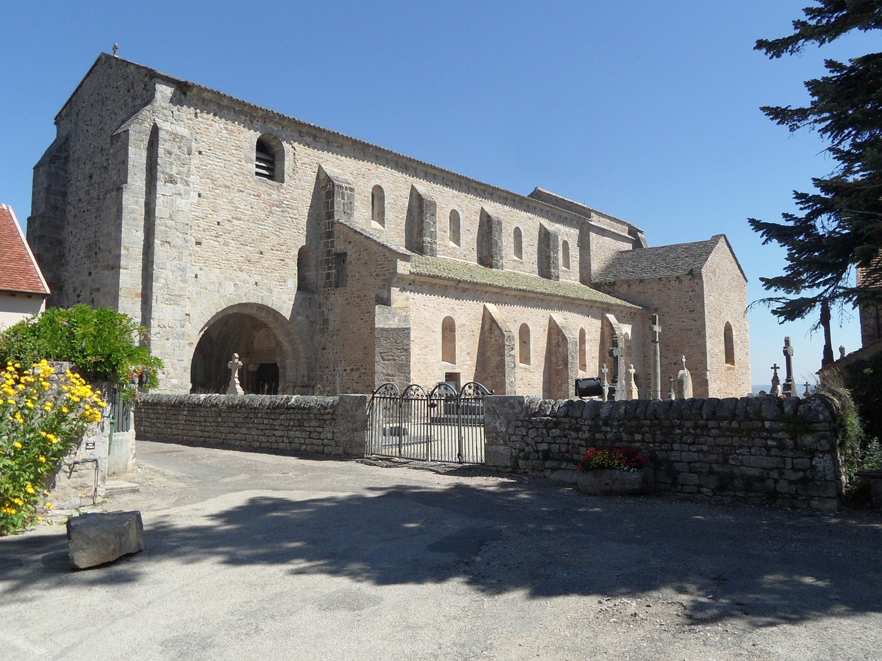 Mont Saint Vincent,  Bažnyčia,  Romanesque,  Religinis,  Pastatas,  Senas,  Istorinis,  Architektūra,  Europa,  France