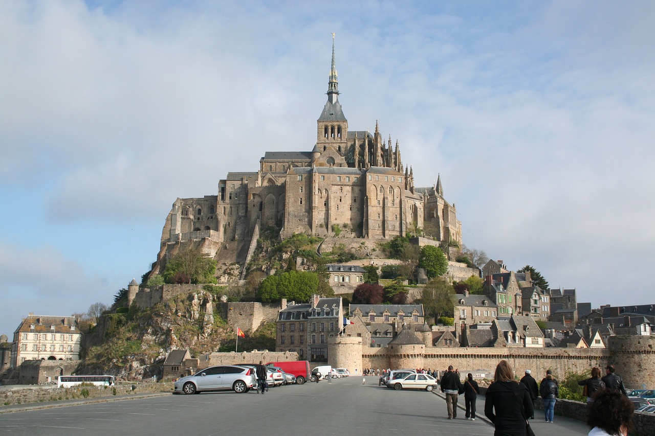 Mont-St-Michel,  Turizmo Svetainė,  Atoslūgis, Nemokamos Nuotraukos,  Nemokama Licenzija
