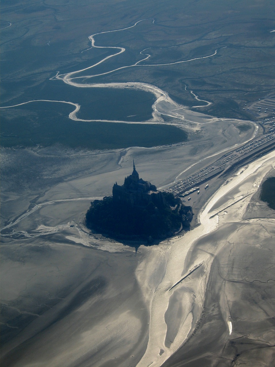 Mont-St-Michel, Normandija, France, Plokštumos Vaizdas, Kraštovaizdis, Nemokamos Nuotraukos,  Nemokama Licenzija