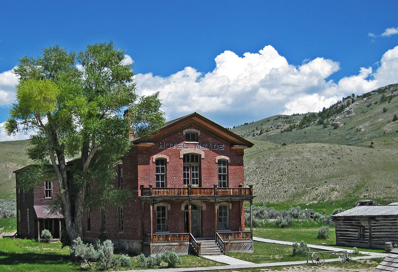 Montana,  Usa,  Bannack,  Vaiduoklių Miestas,  Senas Vakaras,  Kelionė,  Amerikietis,  Vasara,  Vaizdingas,  Vanduo