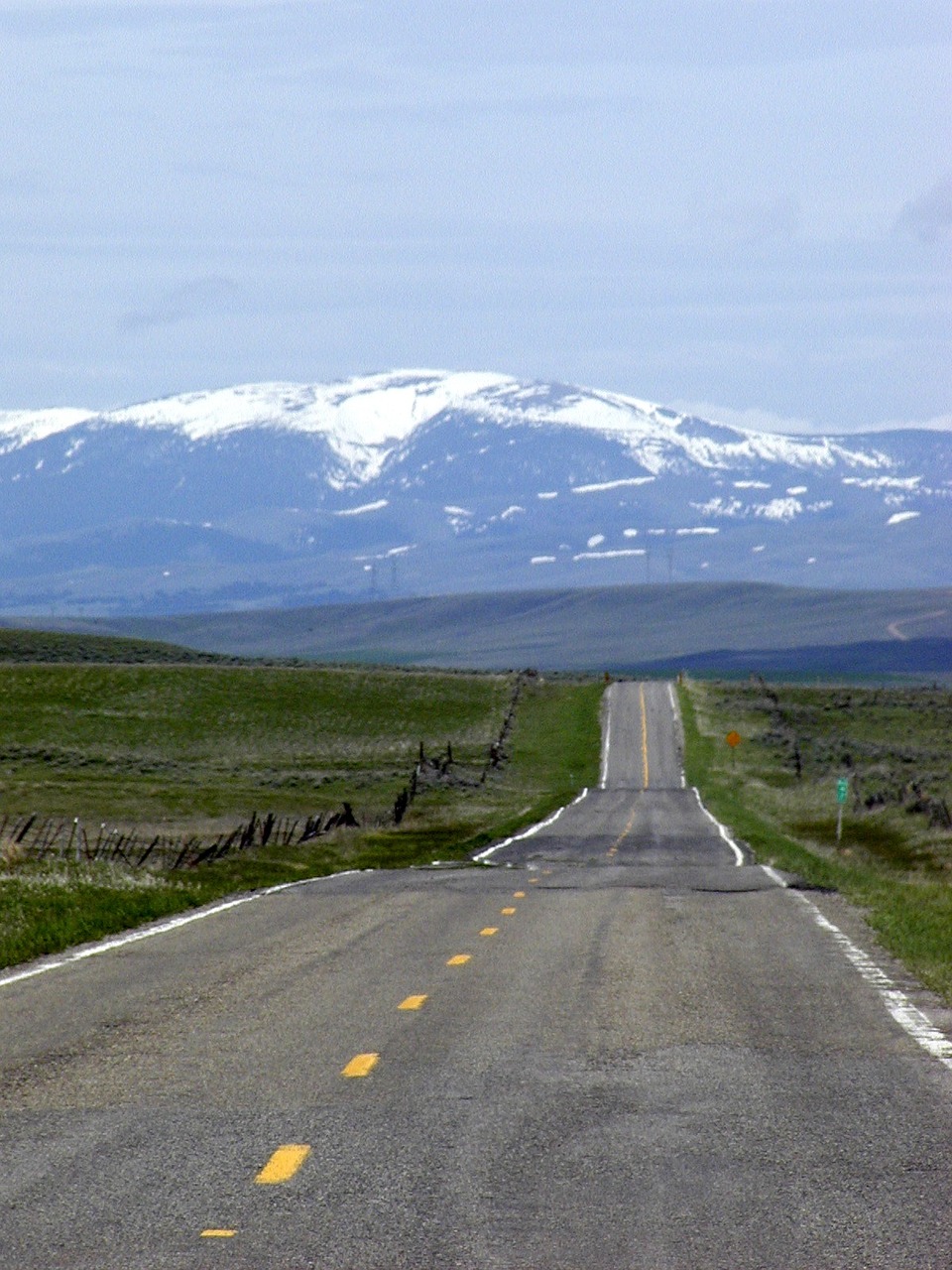 Montana, Usa, Begalinis, Tiesus, Kelias, Sniego Uždanga, Kalnai, Peizažas, Kraštovaizdis, Gamta