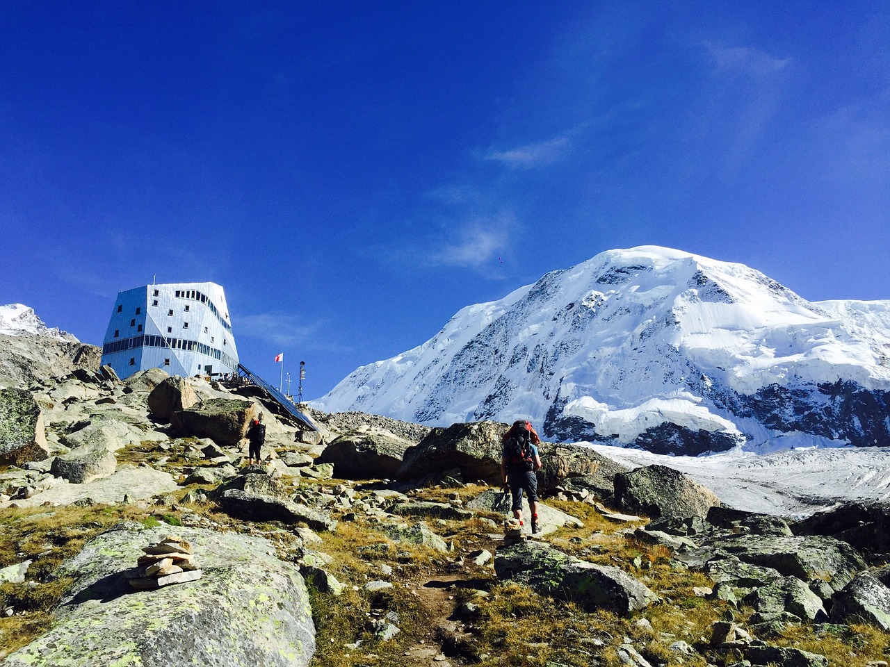 Monte Rosa Varlė, Zermatt, Sniegas, Valais, Serija 4000, Kraštovaizdis, Aukšti Kalnai, Šveicarija, Nemokamos Nuotraukos,  Nemokama Licenzija