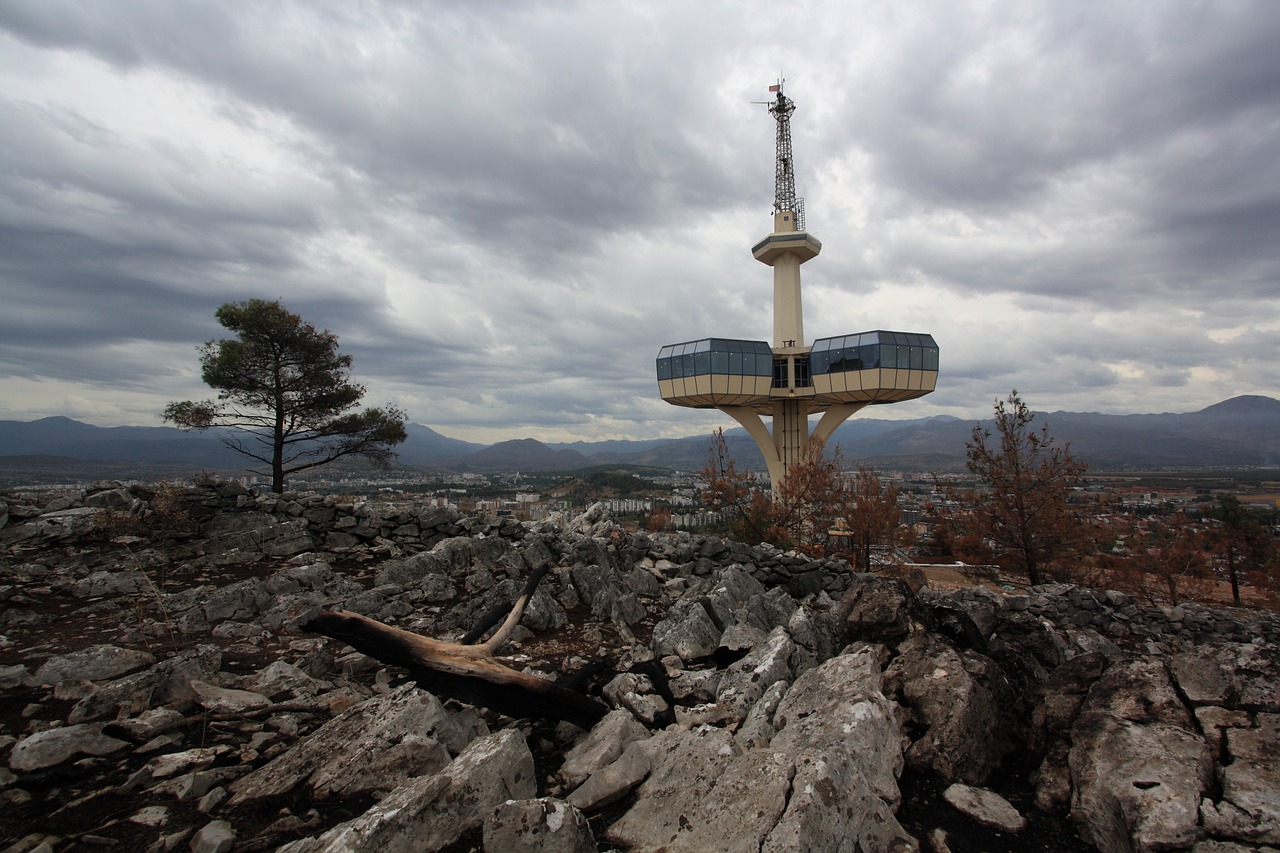 Montenegro, Podgorica, Komunikacija, Bokštas, Statyba, Architektūra, Transmisija, Nemokamos Nuotraukos,  Nemokama Licenzija