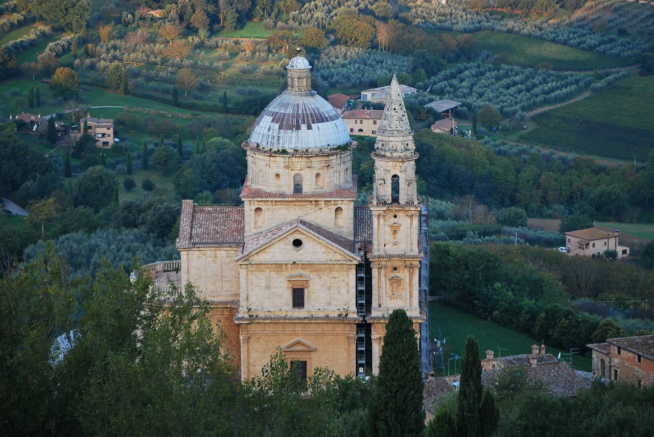 Montepulciano, San Biagio, Toskana, Italy, Katedra, Bažnyčia, Nemokamos Nuotraukos,  Nemokama Licenzija