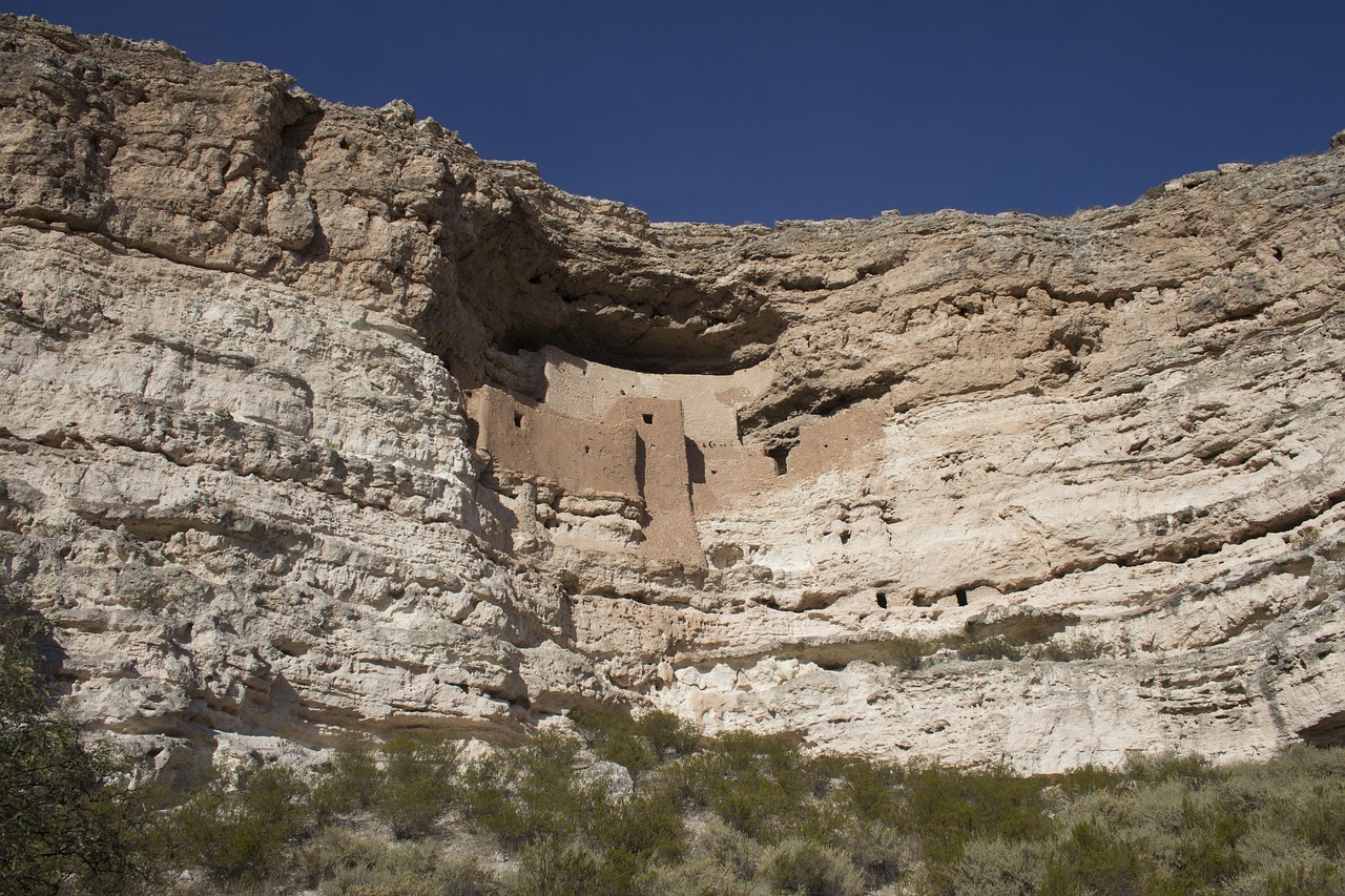 Montezuma Castle,  Indijos,  Griuvėsiai,  Uolos,  Arizona,  Montezuma,  Paminklas,  Į Pietvakarius,  Pilis,  Gyvenamosiomis Patalpomis