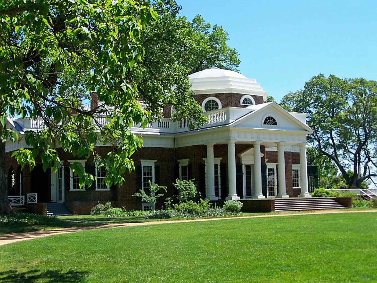 Monticello, Tomas Džefersonas, Namai, Istorinis, Jefferson, Istorinis, Virginia, Pastatas, Namas, Architektūra